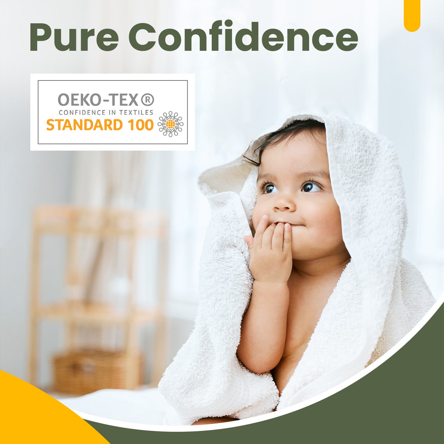 Pillow Covers Bed Pillow Protectors with Zipper, Luxury Hotel Quality Pillowcases, Dust Mite and Allergens Resistant, Allergy-Sensitive, Soft Breathable, Machine Washable, Queen Size, 20 x 30, 6 Pack